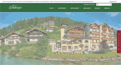Desktop Screenshot of hotel-gruenberger.de